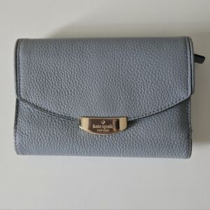 Kate Spade Gray Leather Crossbody Bag